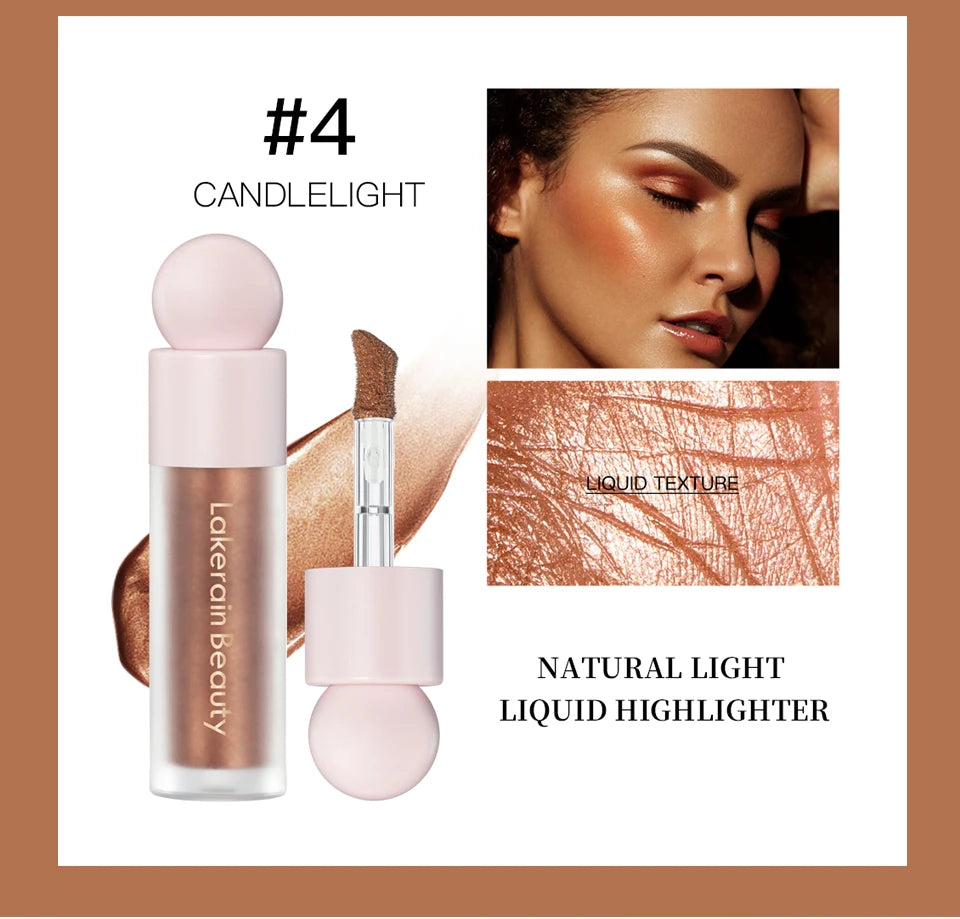 Liquid Highlighter for Radiant Glow and Natural Brightened Skin Finish