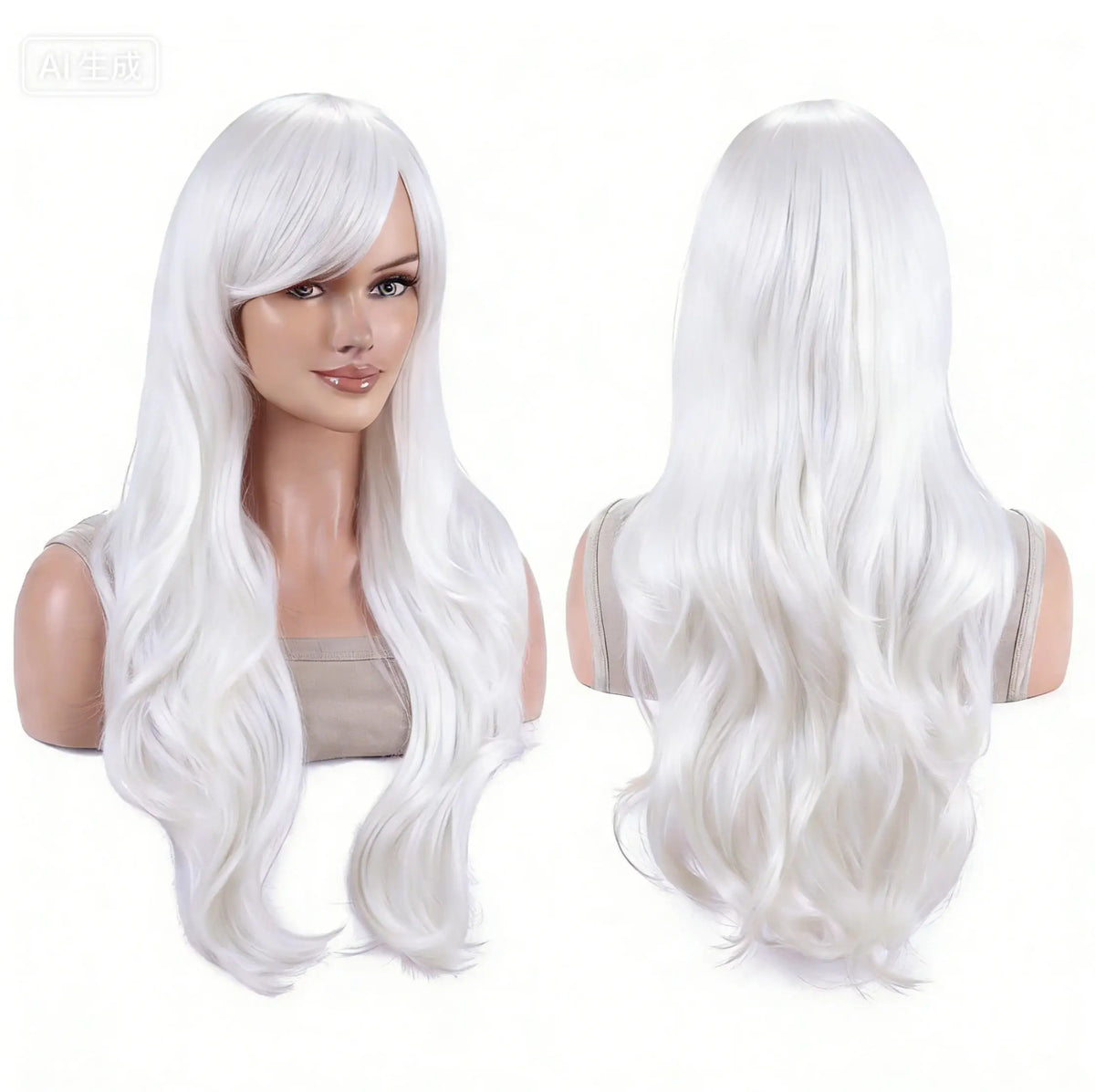 Long Wavy Teal Green Cosplay Wig for Anime Costumes
