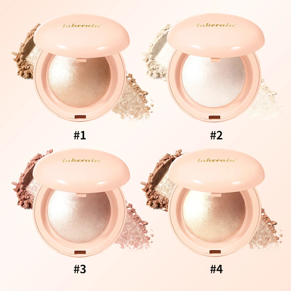 Baked Illuminator Powder for a Natural Radiant Glow and Shimmer Finish
