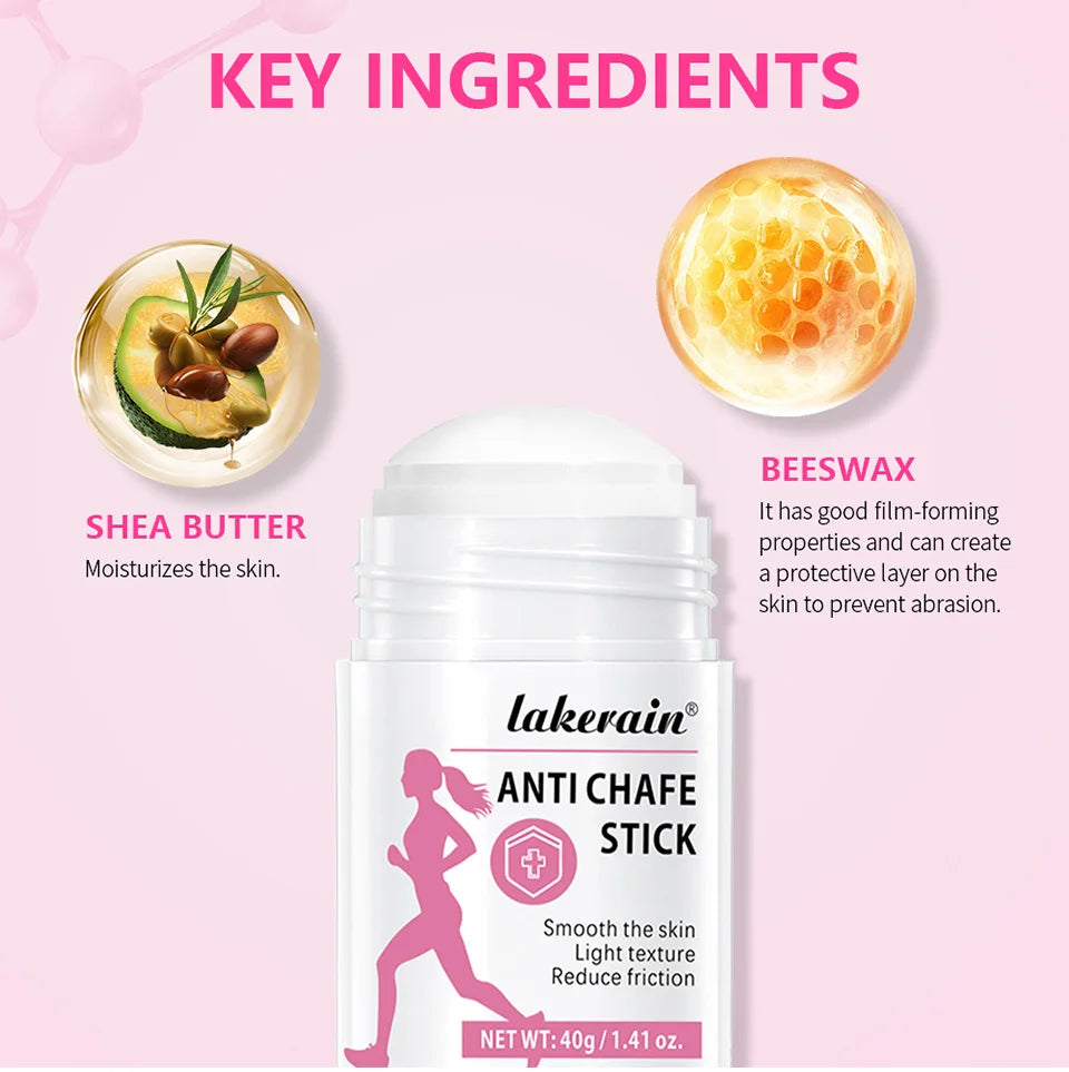 Anti-Chafing Friction Relief Balm Stick for Skin Protection