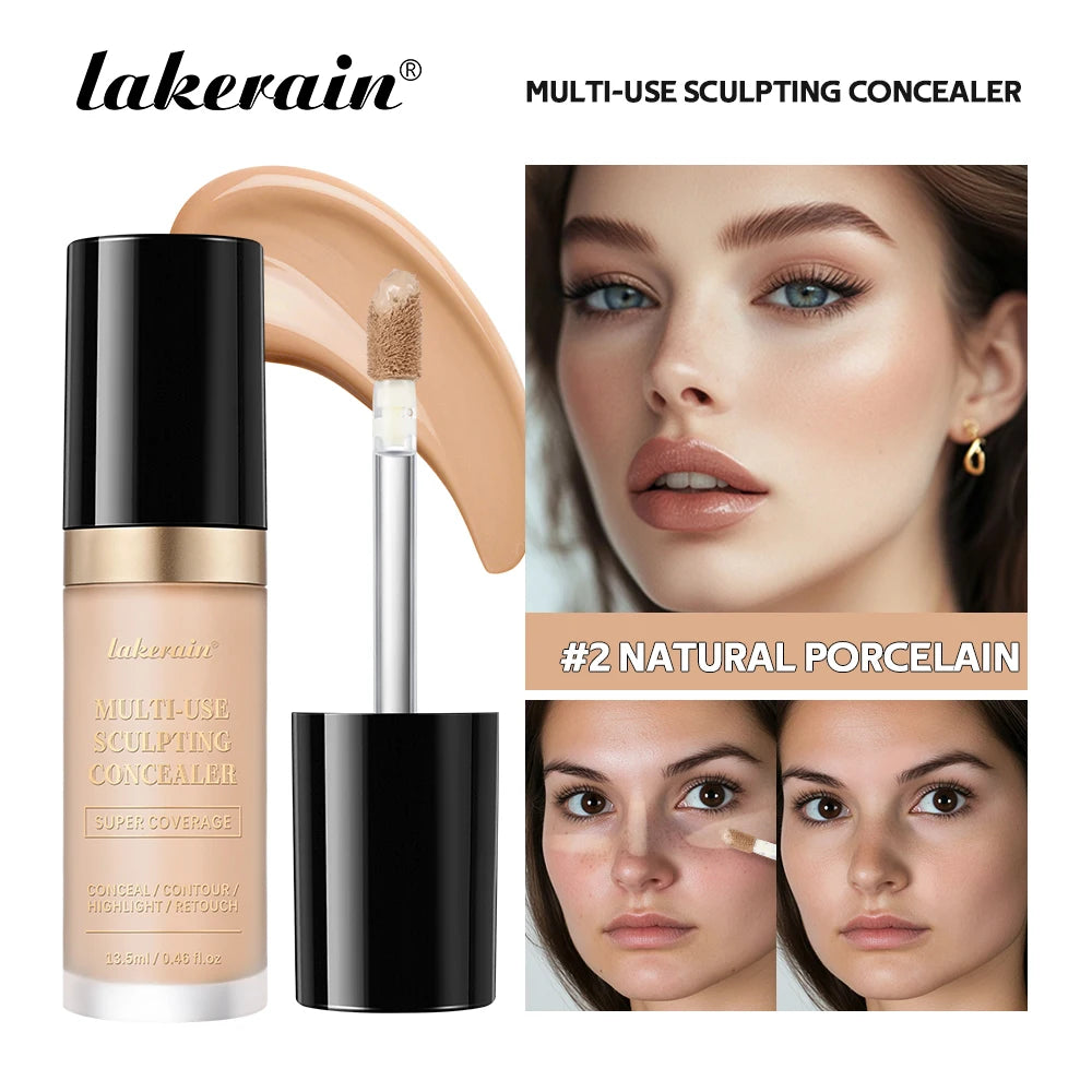5-Color Full Coverage Waterproof Sculpting Concealer for Face and Blemishes - 26