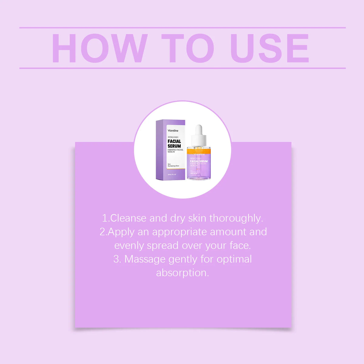 Anti-Aging Retinol Facial Serum for Skin Firming and Fine Line Reduction