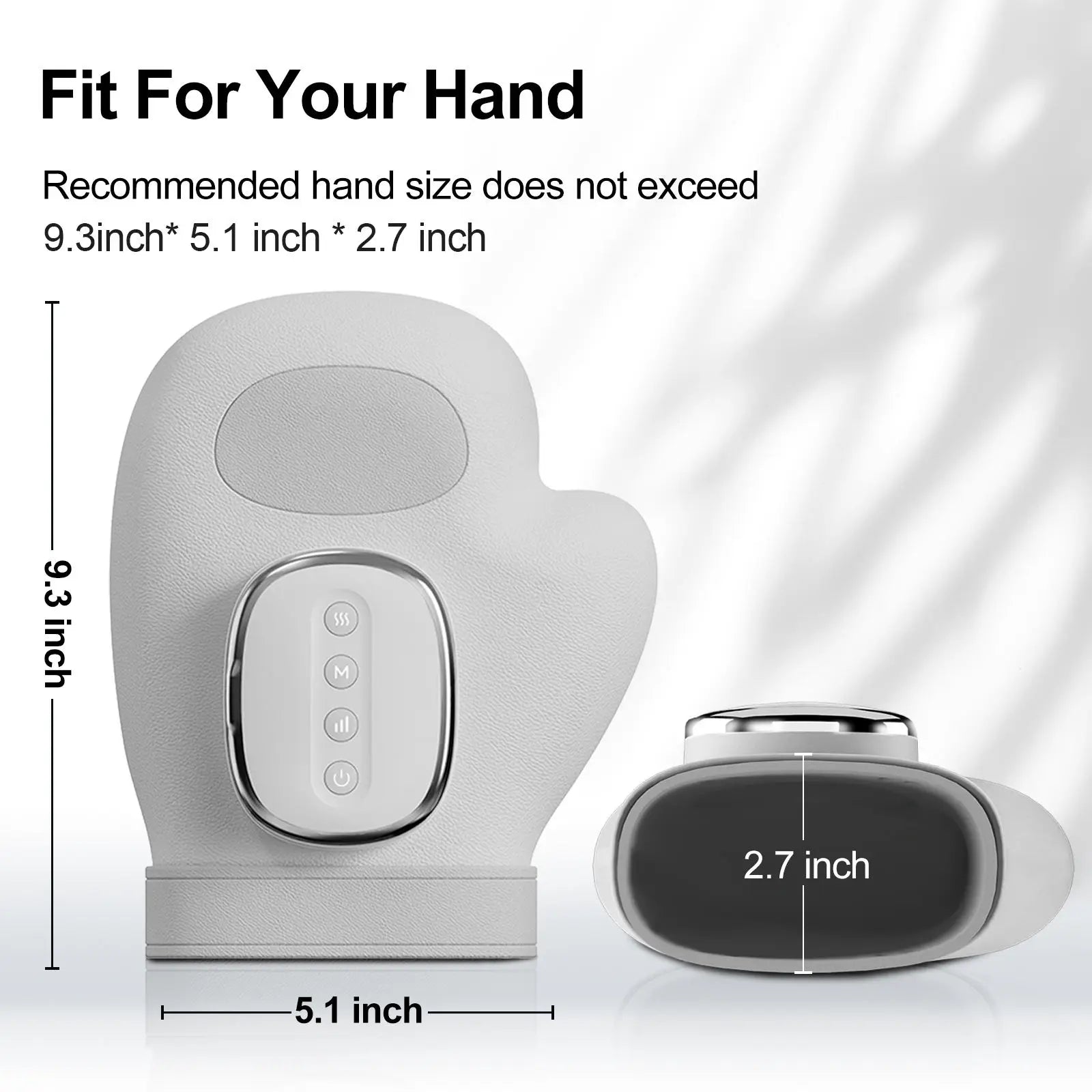 Electric Hand Massager with Heat for Palm and Wrist Pain Relief - 6
