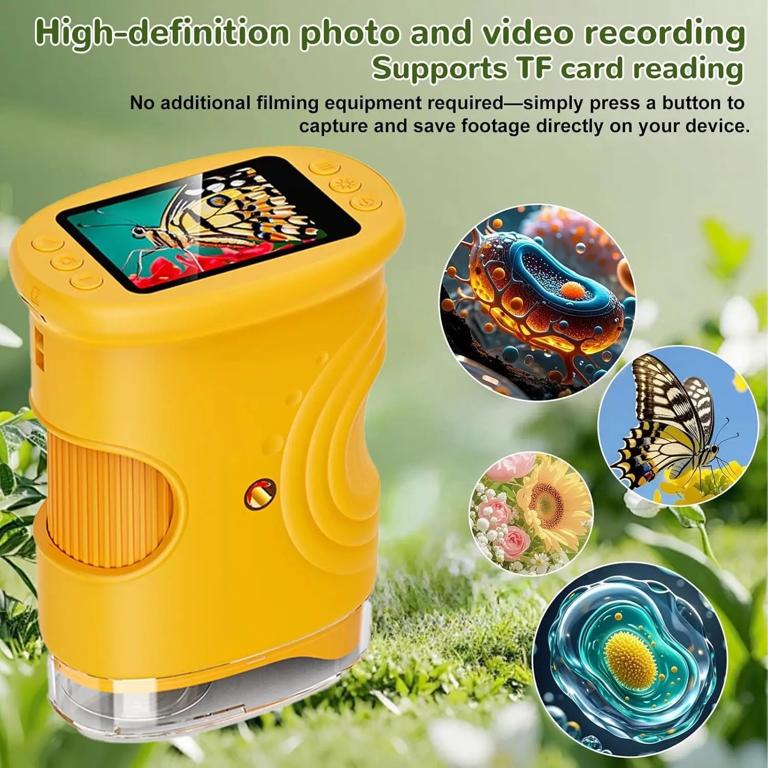 Portable Digital Handheld Microscope for Kids Science Exploration - 6