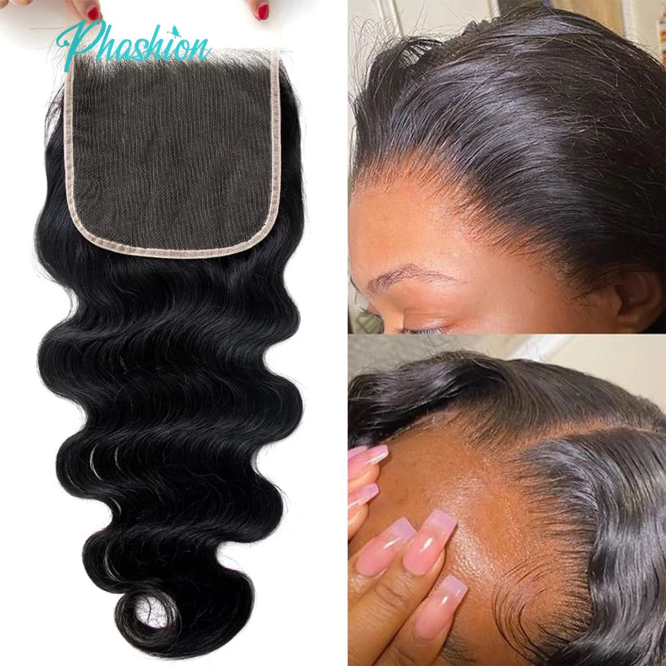 5x5 HD Swiss Lace Human Hair Closure - 3