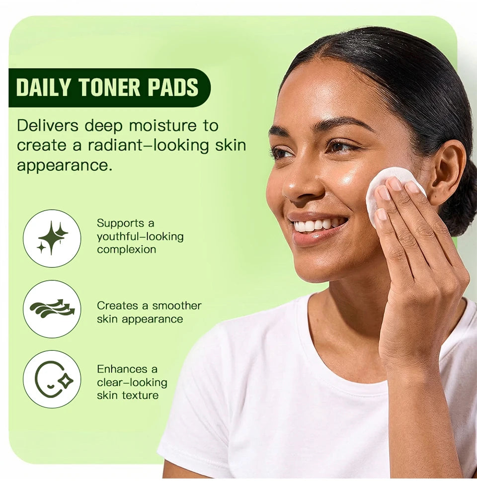 Brightening and Moisturizing Toning Face Pads for Radiant Skin - 9