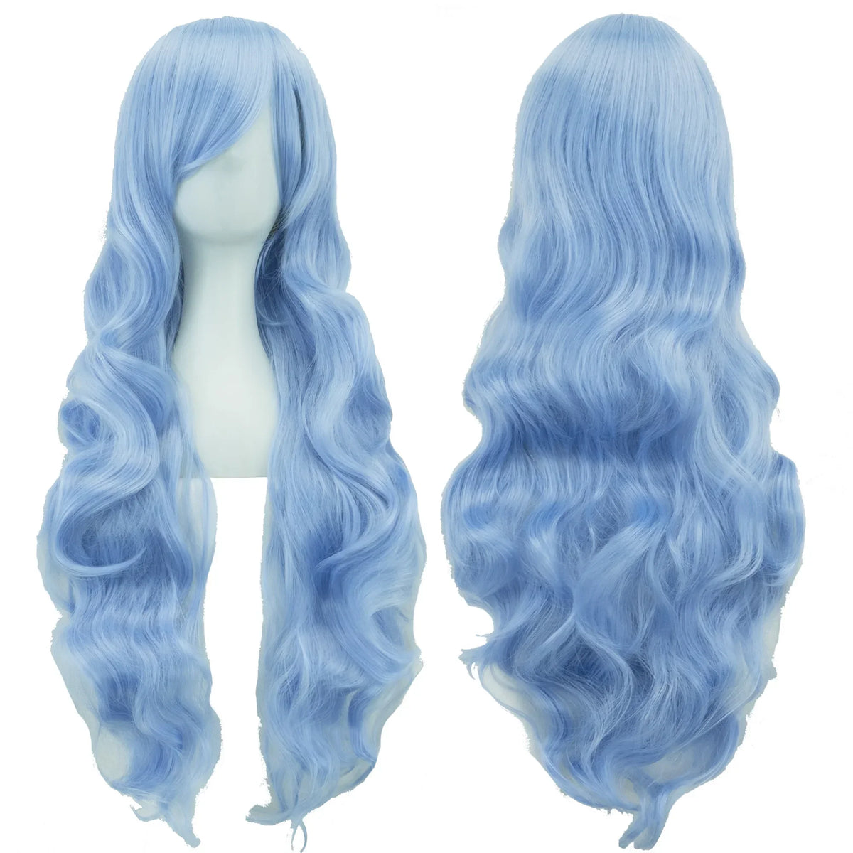 Long Curly Heat-Resistant Synthetic Cosplay Wig for Costume Parties