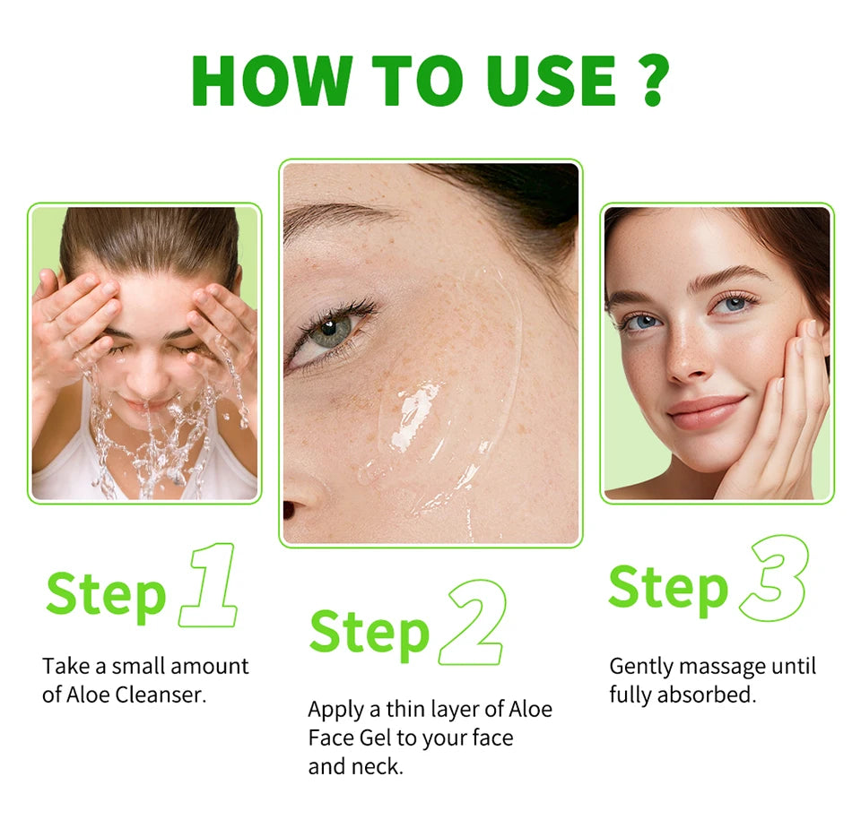 Hydrating Aloe Vera Gel for Soothing and Moisturizing Facial Skin Care - 16
