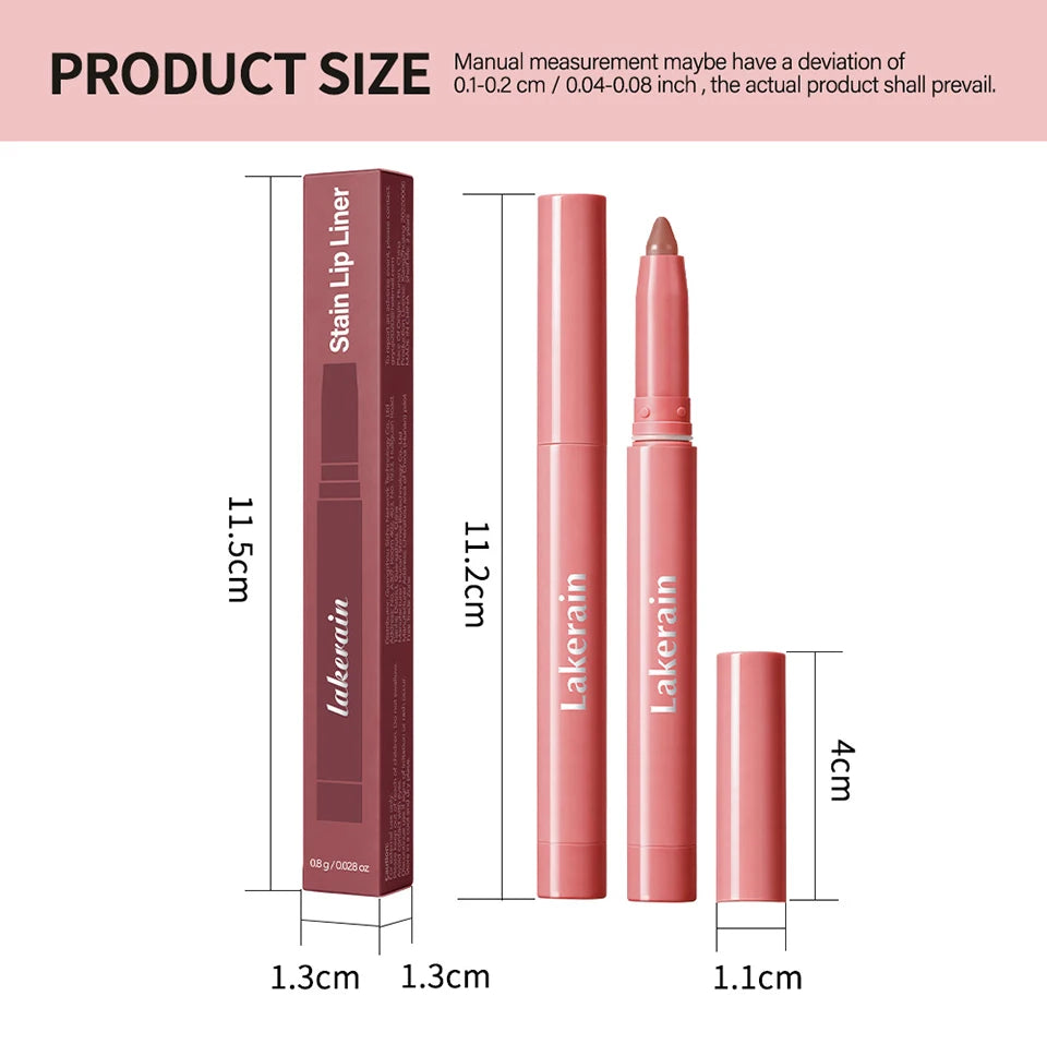 Waterproof Matte Lip Liner Pencil for Long Lasting Precision Definition - 18