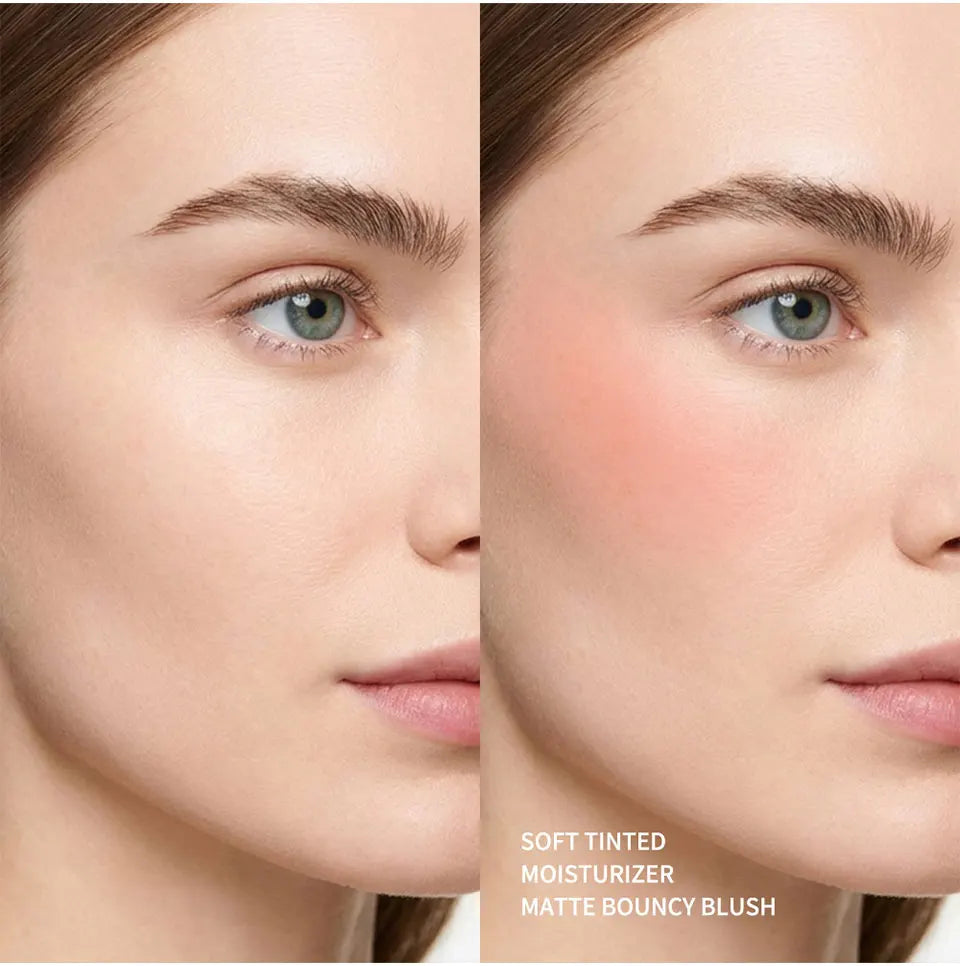 Matte Bouncy Cream-to-Powder Blush for Natural Long-Lasting Flush - 11
