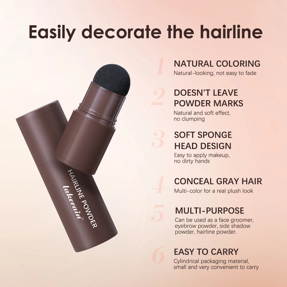 Waterproof Hairline Shadow Powder for Thicker Hair and Eyebrows