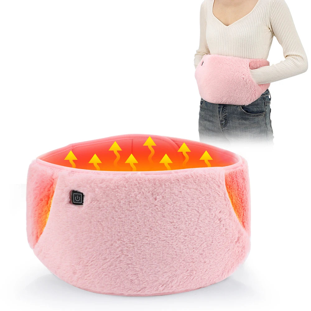 Electric Heated Waist Belt and Hand Warmer for Comfort and Pain Relief