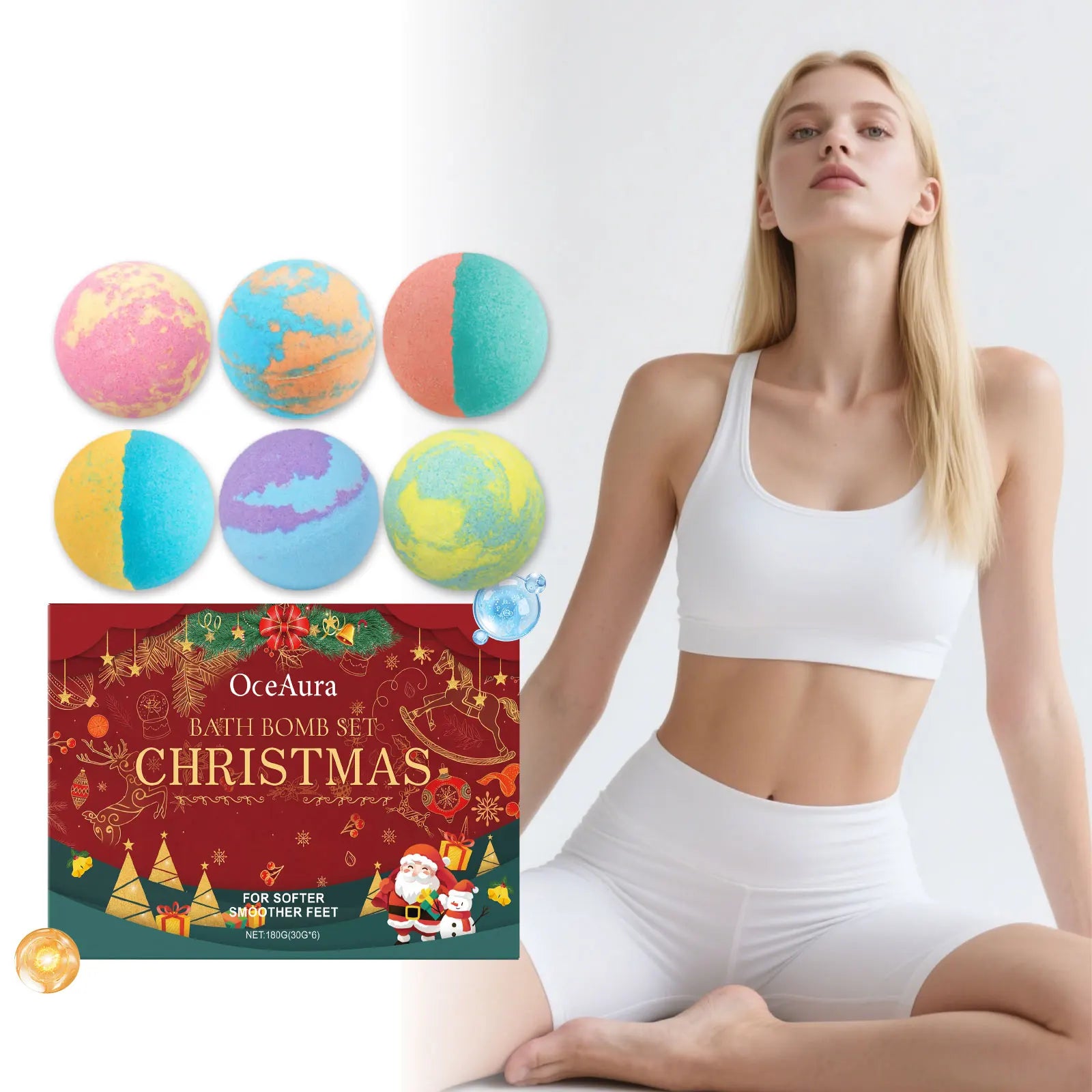 Scented Surprise Bath Bomb Gift Set for Kids and Adults - 7