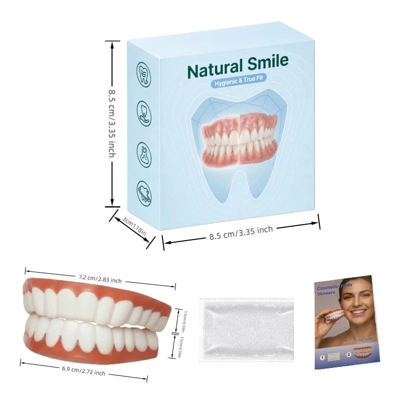 Comfortable Silicone Cosmetic Dentures for a Natural Smile Enhancer - 5
