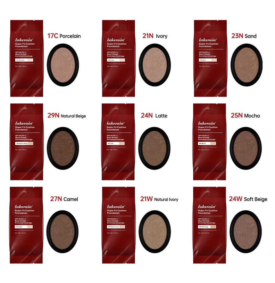 Long-Lasting Waterproof Cushion Foundation Refill for Flawless Skin