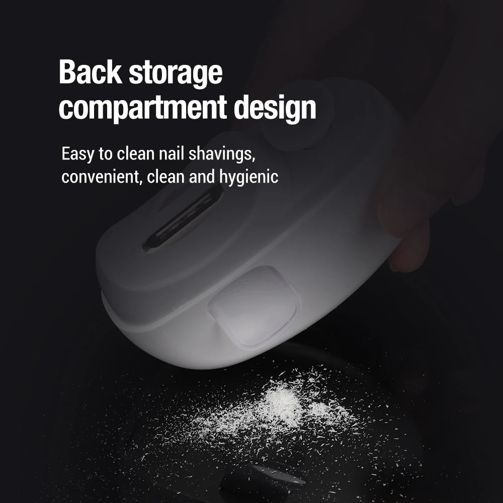 Electric Automatic Nail Clipper and Polisher for Safe Home Nail Care