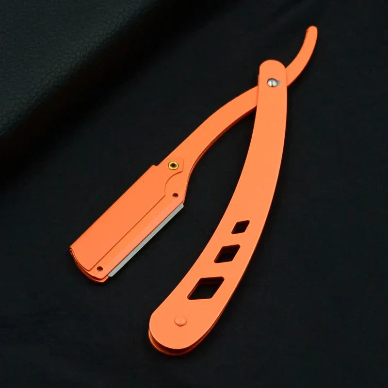 Professional Stainless Steel Folding Straight Razor for Smooth Shaving