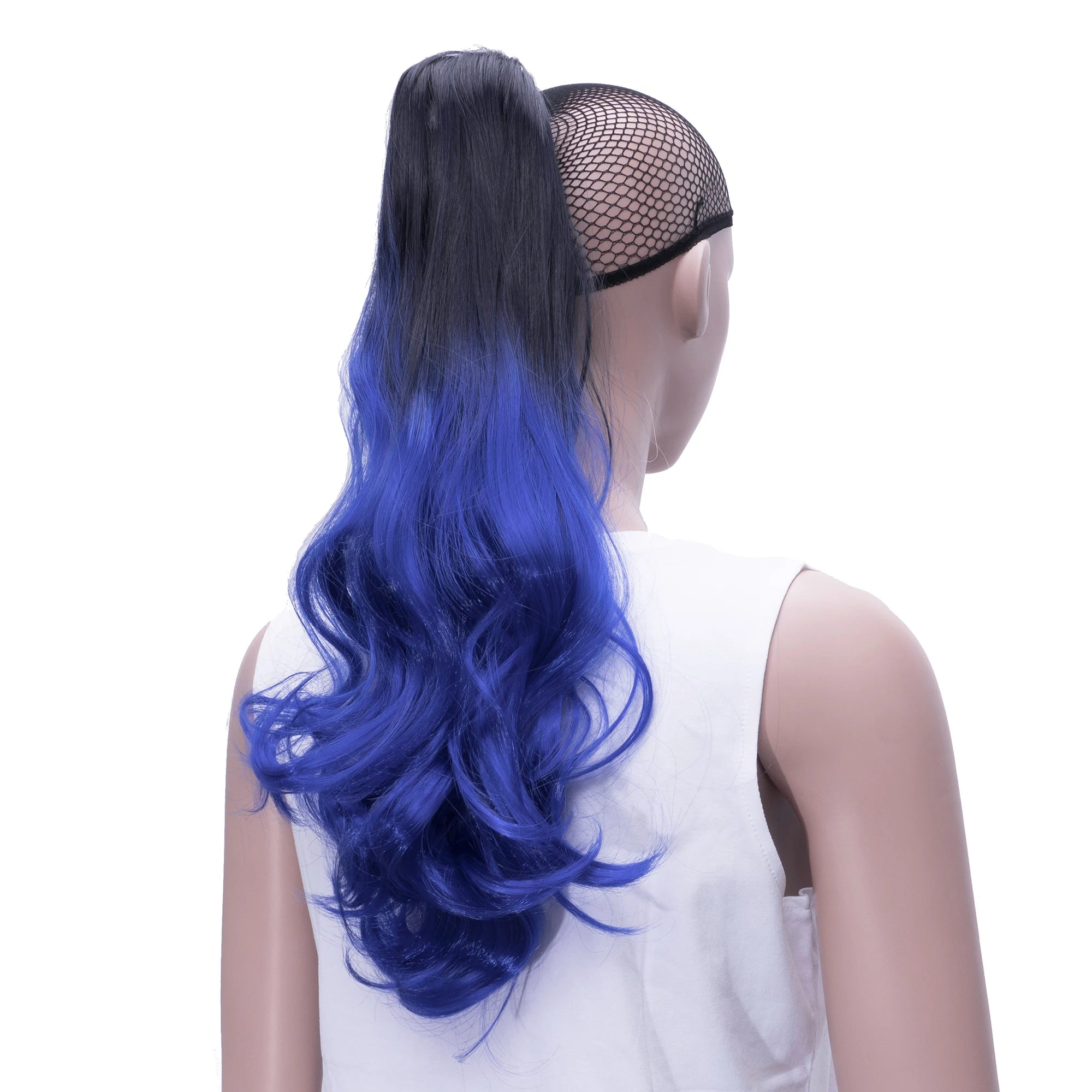 Curly Ombre Claw Clip Ponytail Hair Extension - 14