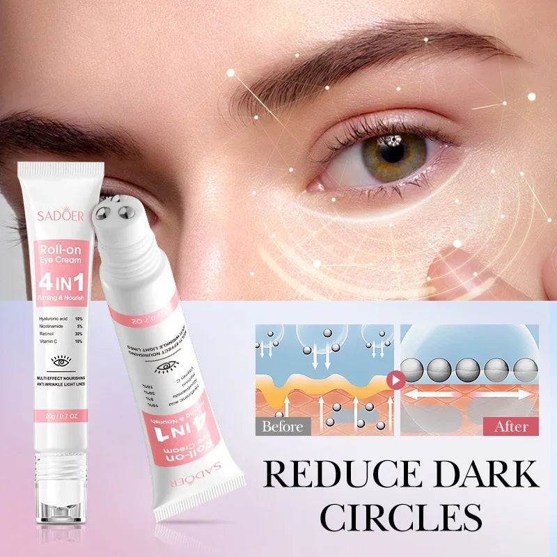 Anti-Wrinkle Retinol Eye Cream for Dark Circles and Puffiness - 3