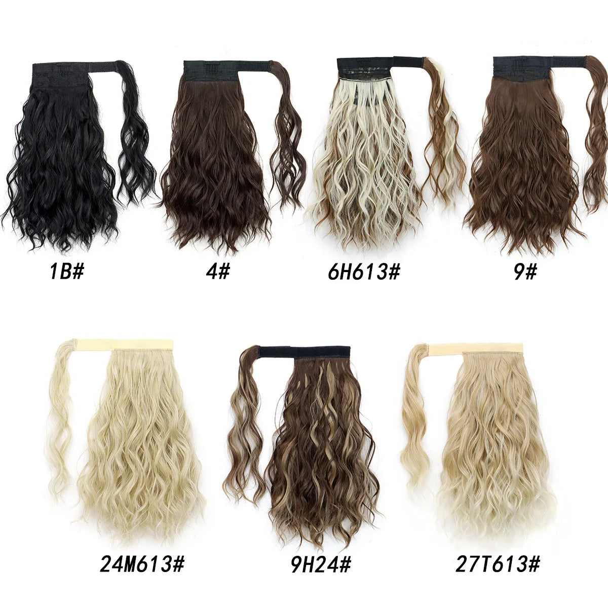 Short Curly Water Ripple Ponytail Hair Extension for Instant Volume