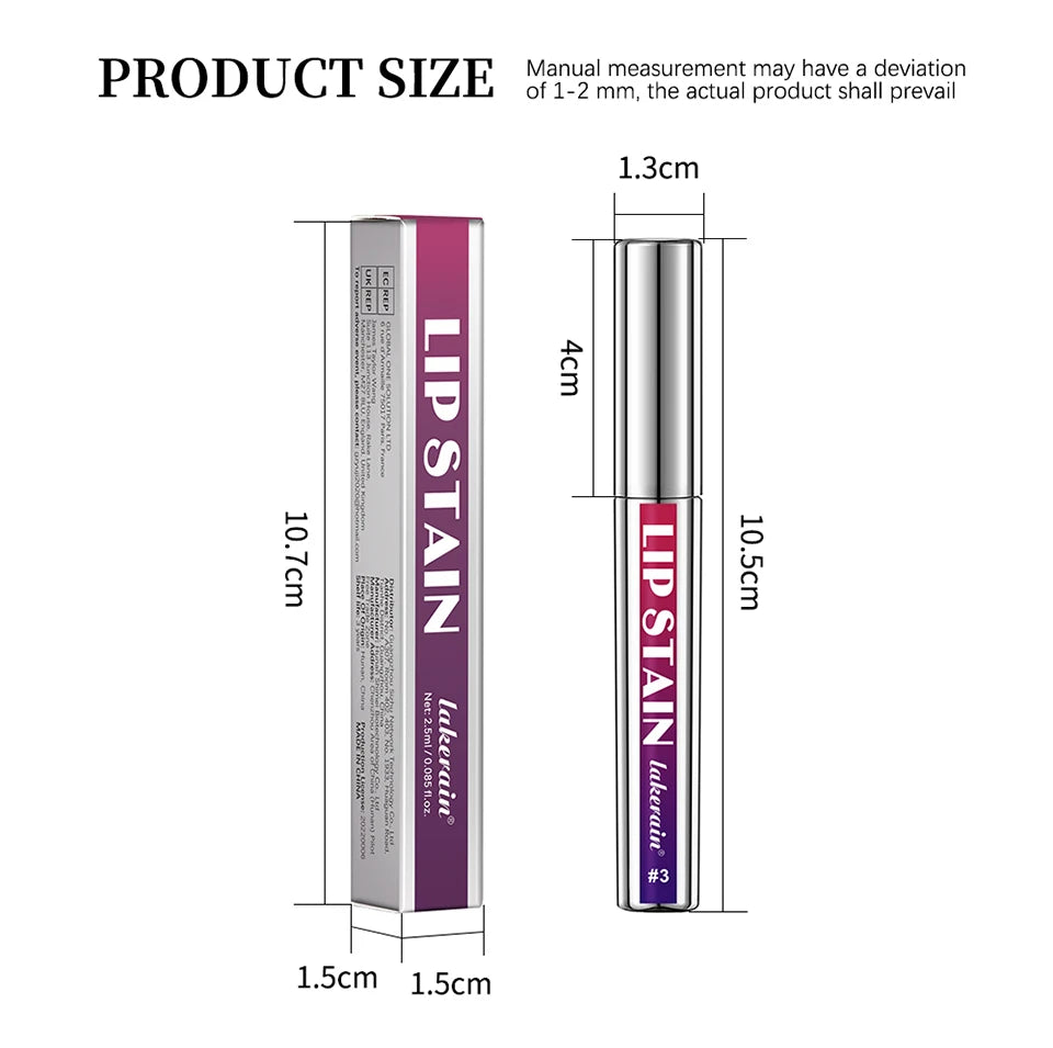 Long-Lasting Waterproof Peel Off Lip Stain Set