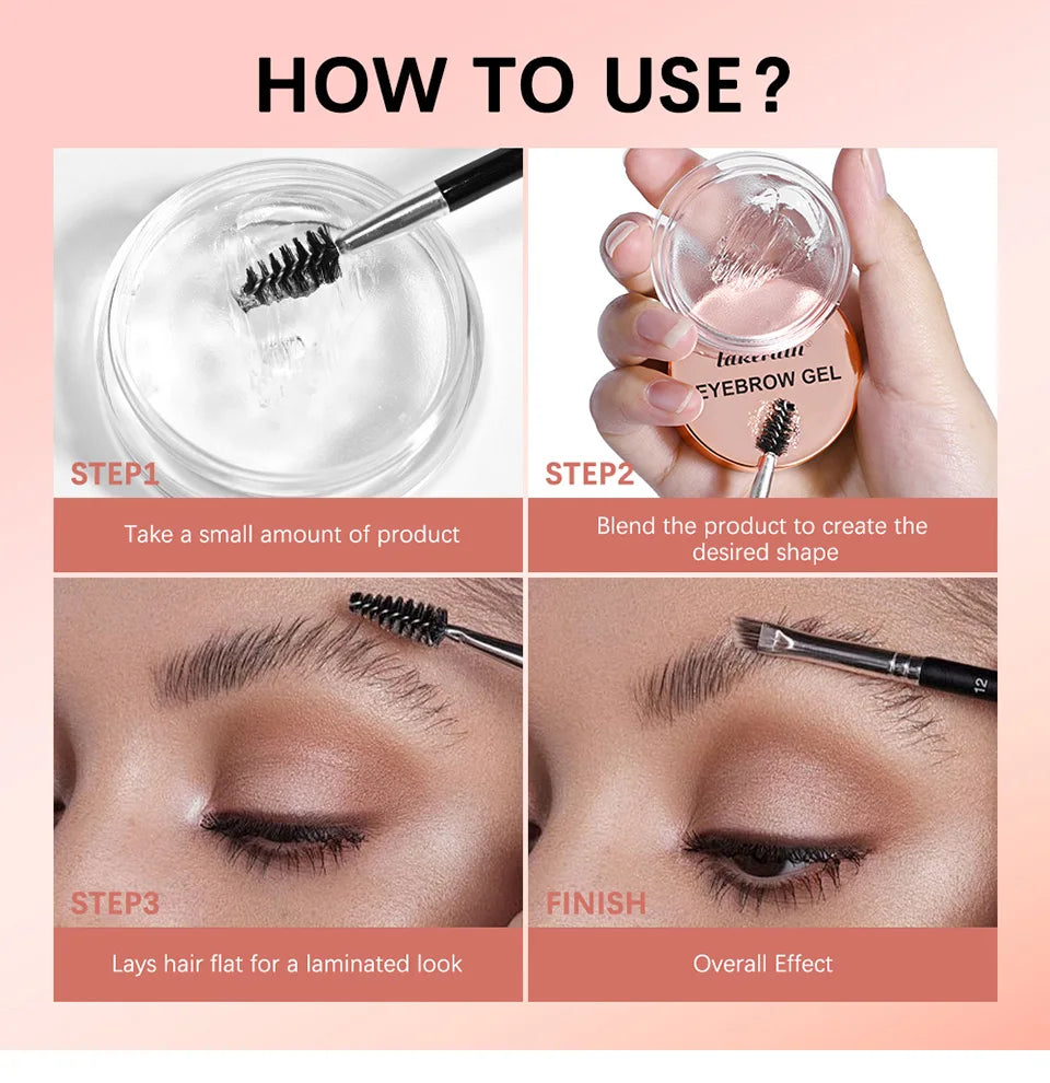 Waterproof Sculpting Brow Styling Gel for Natural Long-Lasting Brows - 13