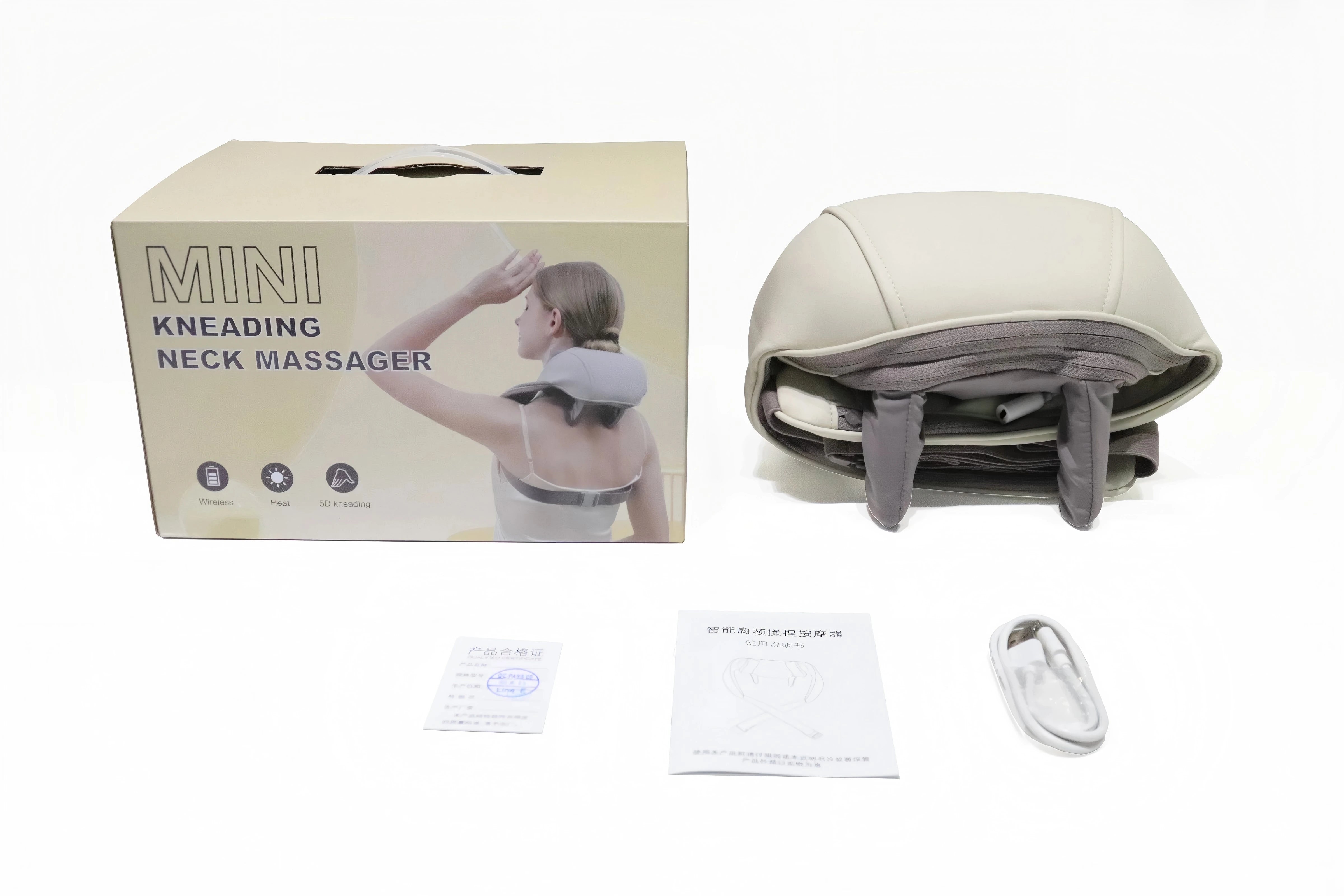 Wireless 6D Neck and Shoulder Massage Pillow with Deep Tissue Heat Therapy - 21
