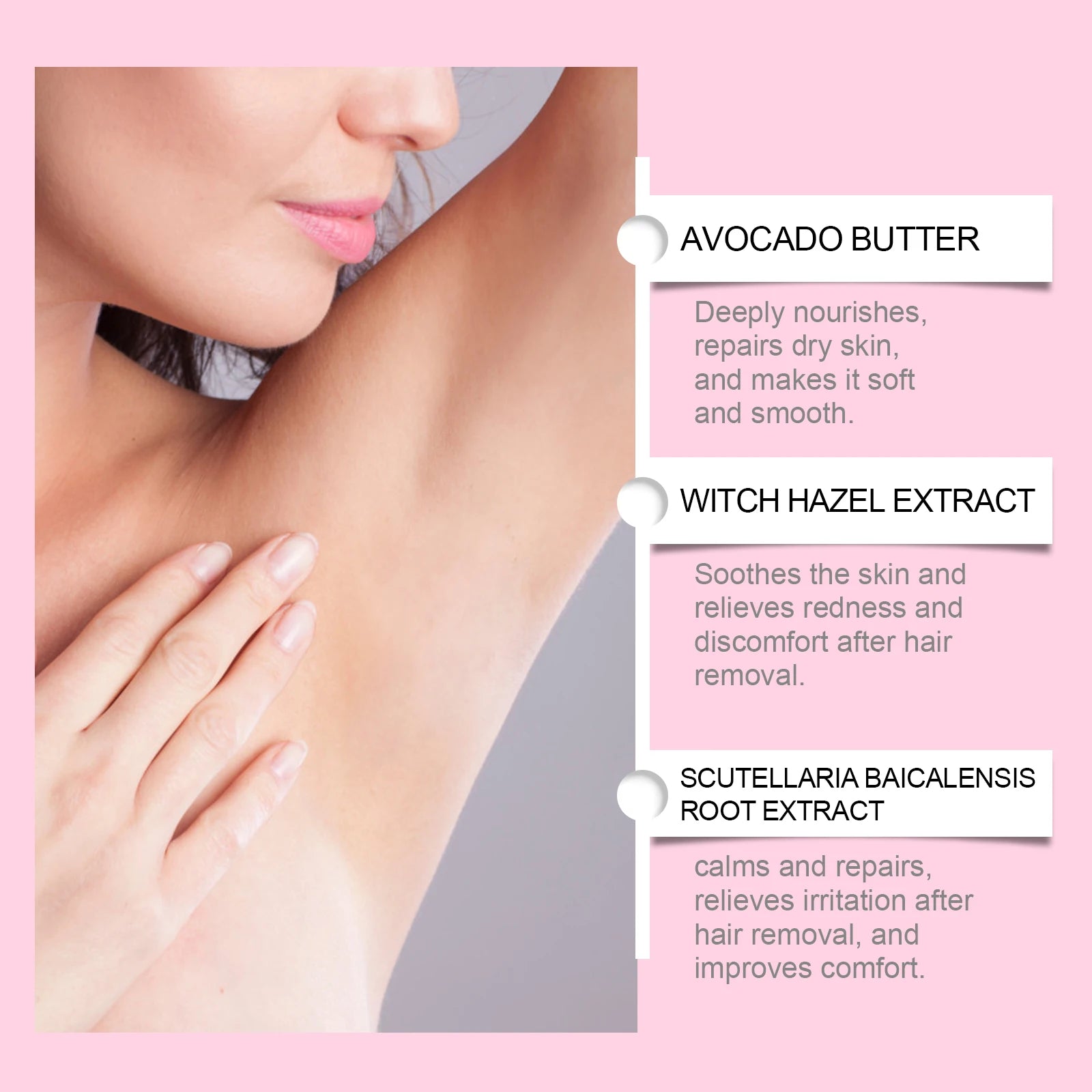 Painless Full Body Hair Removal Cream for Smooth and Sensitive Skin - 8