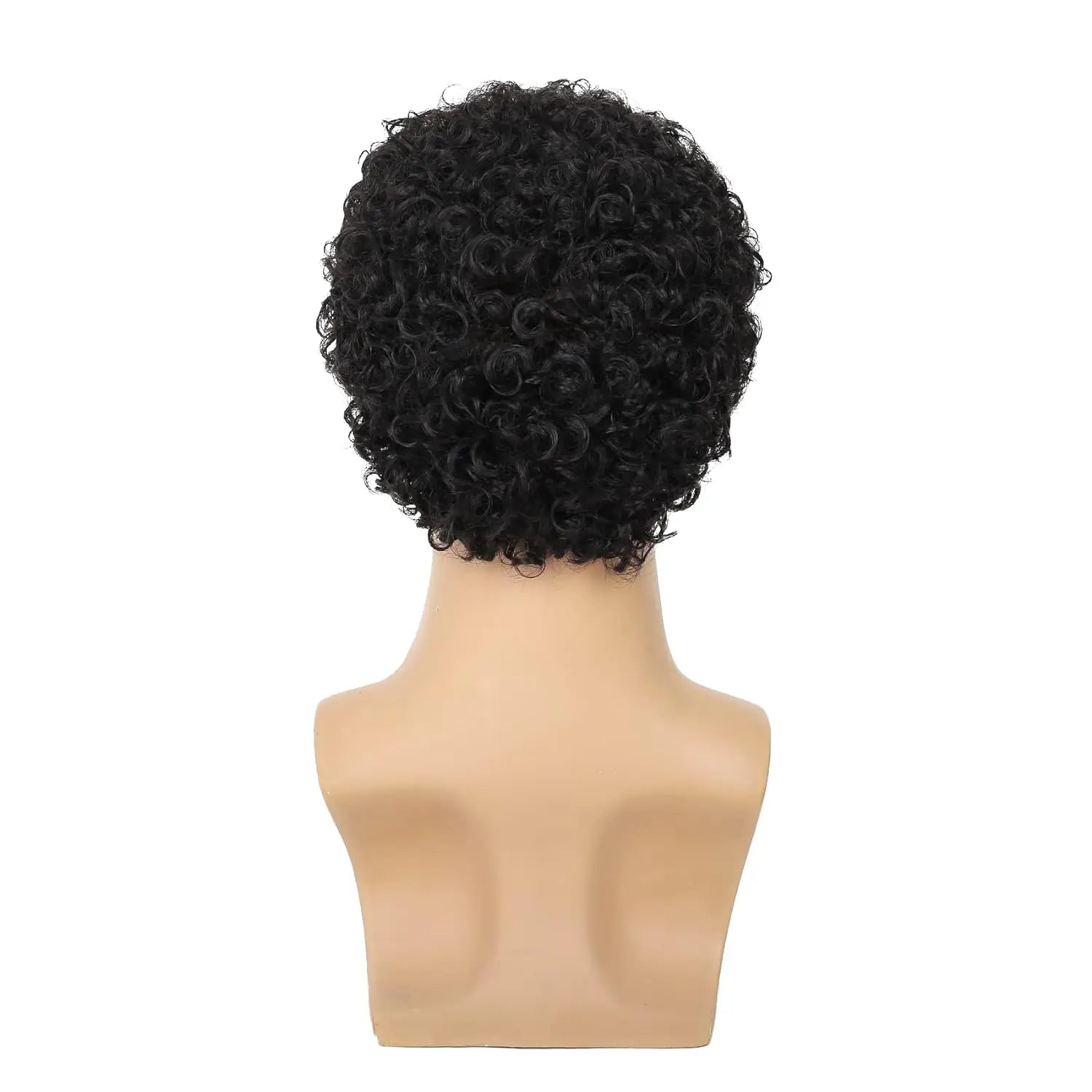 Short Curly Afro Wig for Men for Halloween Cosplay and Daily Styling - 6