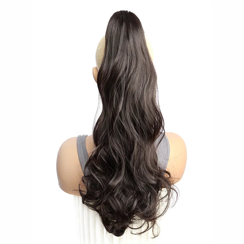 20-Inch Long Curly Claw Clip Ponytail Hair Extension - 9
