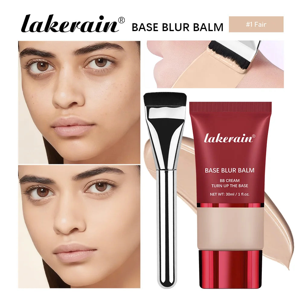 Blurring Foundation Balm with Applicator Brush for a Smooth Matte Finish - 9
