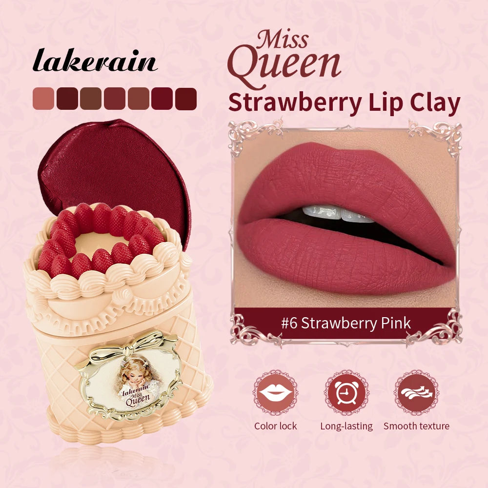 Strawberry Cake Soft Matte Lip Cream for Long Lasting Hydration - 2
