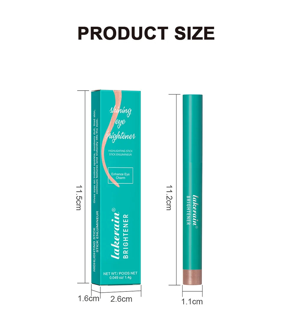 Waterproof Shimmer Eyeshadow Stick for Radiant Eye Brightening