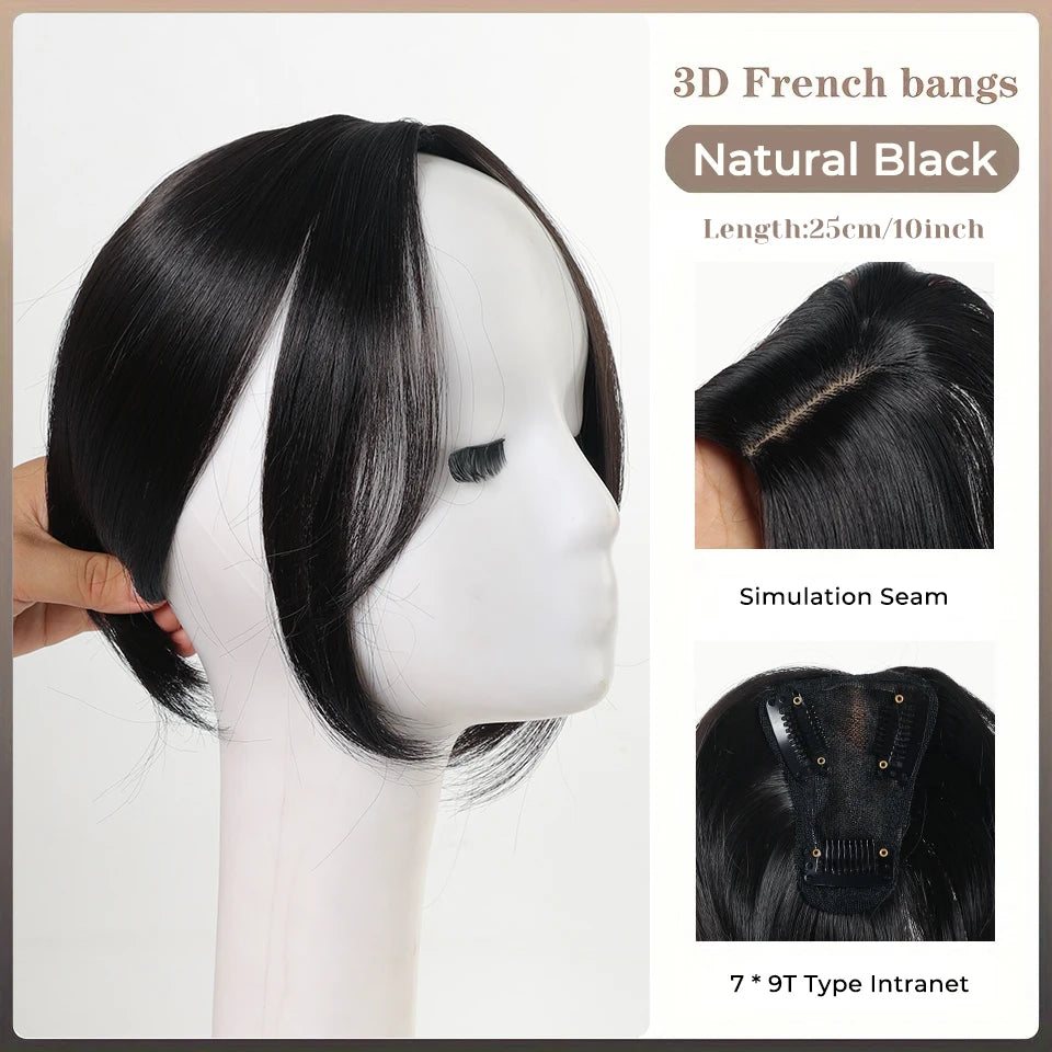 Clip-in Figure-Eight Bangs Hair Extension