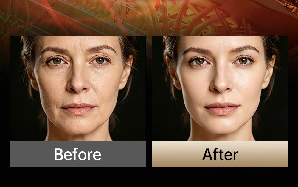 LED Facial and Body Skin Tightening and Rejuvenation Sculpting Device
