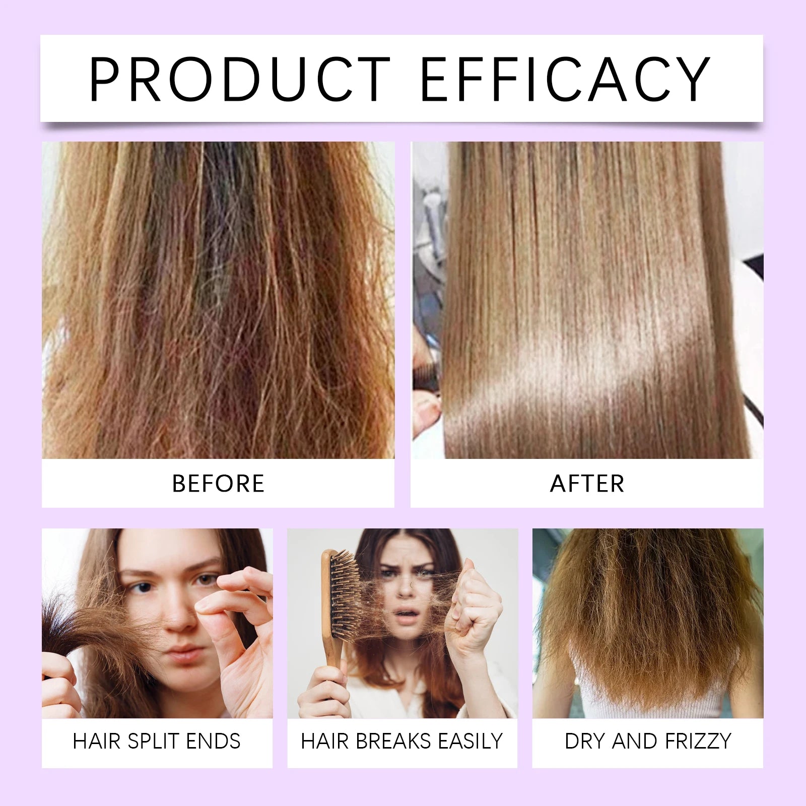 Purple Hair Mask and Shampoo Set for Blonde Hair Color Protection - 12