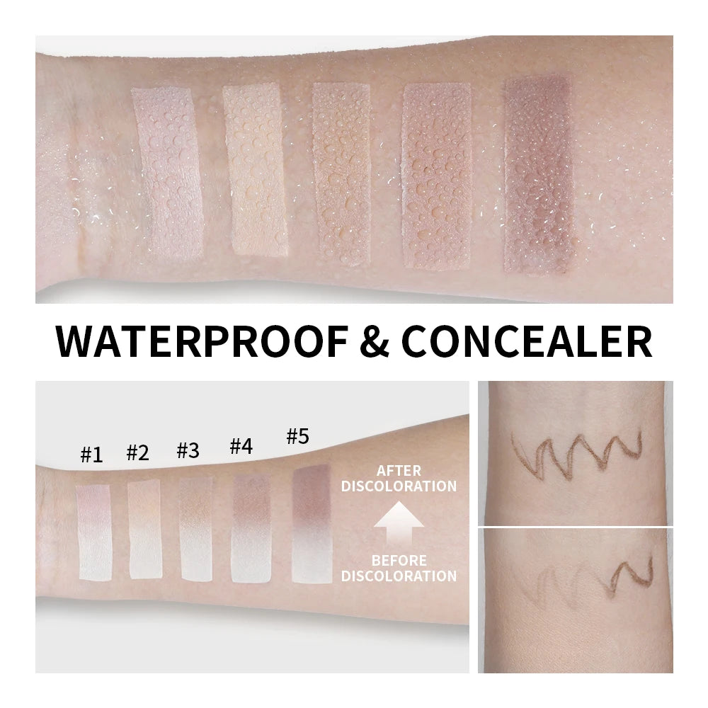 Color-Changing Foundation Stick with Built-in Blending Brush - 5
