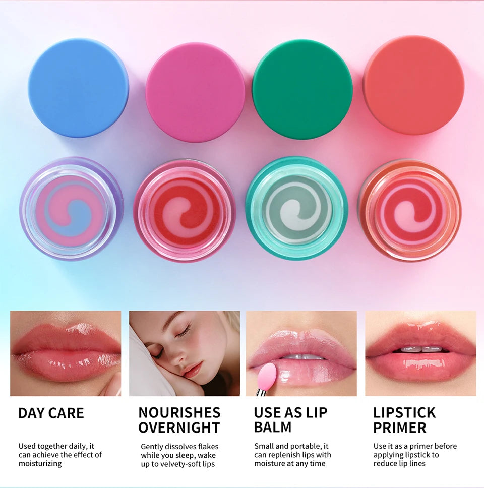 Dual-Color Hydrating Lip Sleeping Mask for Dry and Cracked Lips - 13
