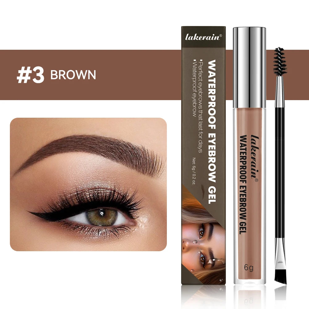 Waterproof Eyebrow Tint Gel for Long-Lasting Defined Brows