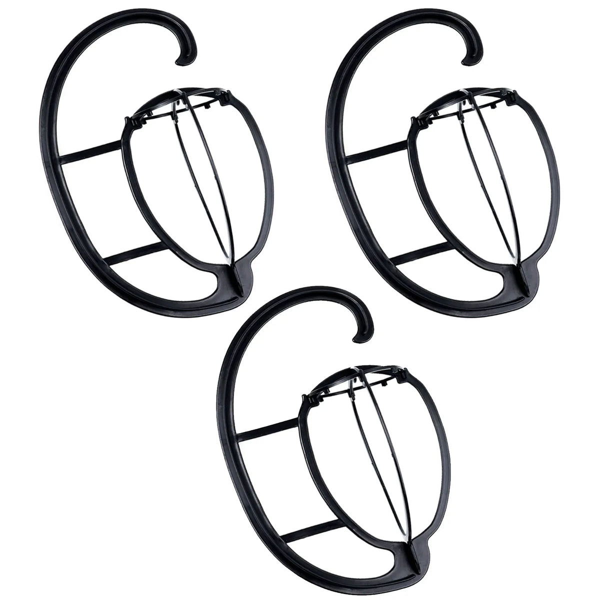 Portable Hanging Wig and Hat Stand for Quick Drying and Storage