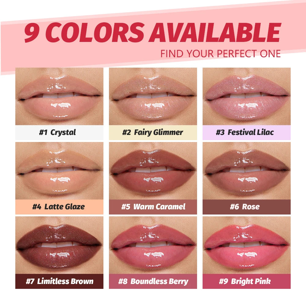 Moisturizing and Plumping Lip Gloss for Fuller Hydrated Lips - 9
