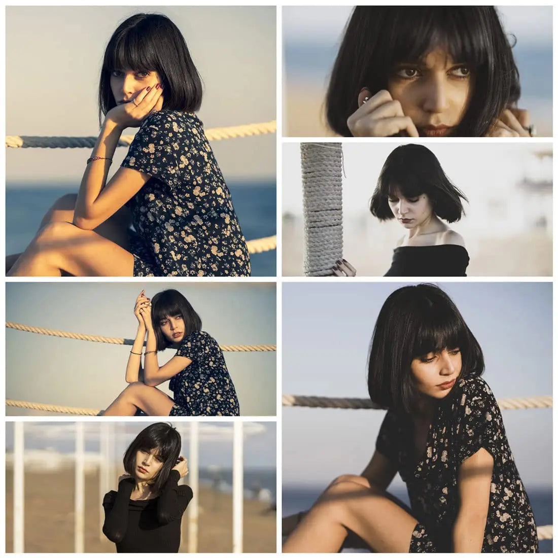 Short Straight Shoulder Length Wig with Bangs for Daily Wear