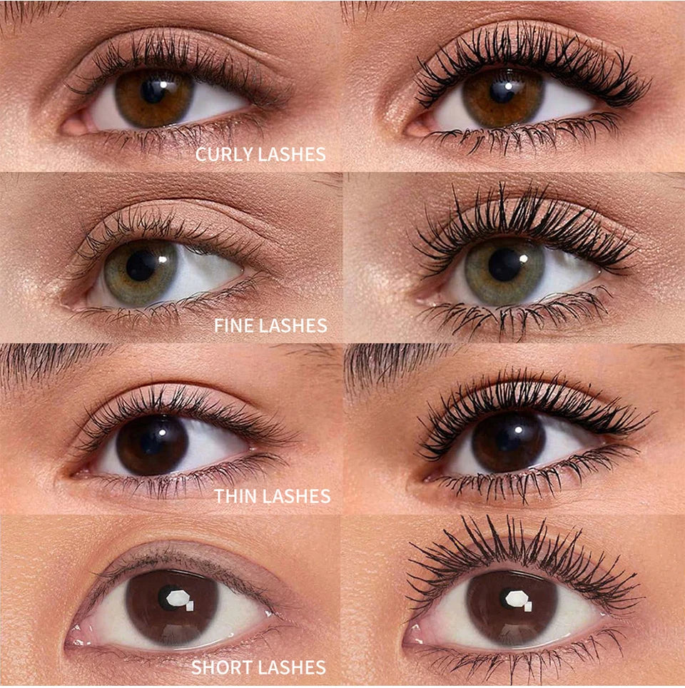 Waterproof Volumizing and Lengthening Mascara for Dramatic Eyelashes