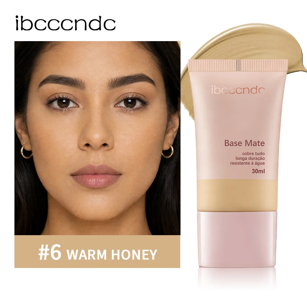 Waterproof Matte Liquid Foundation for Flawless Long-Lasting Natural Coverage - 24