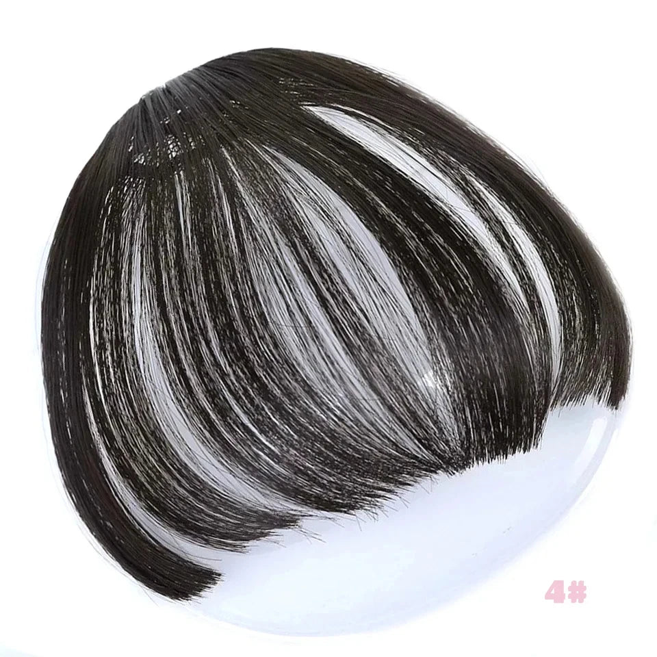 Clip In Air Bangs for Natural Hair Volumizing and Face Framing