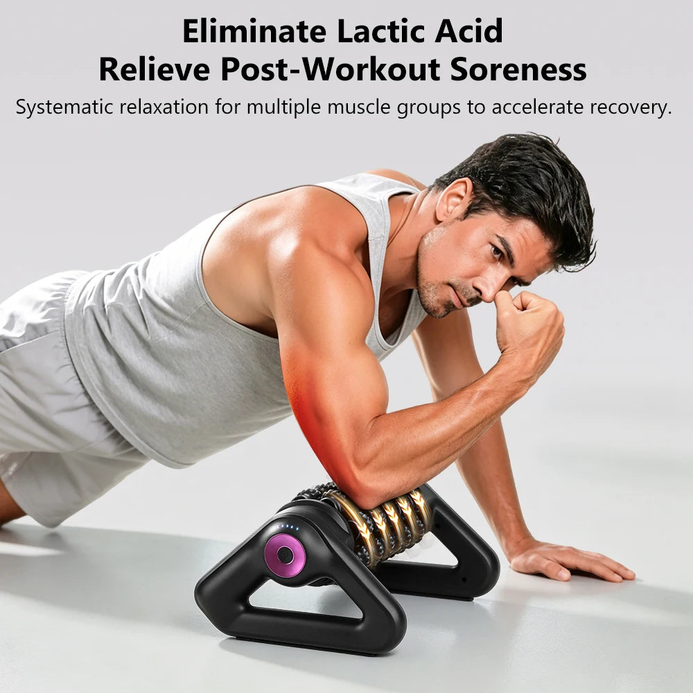 Electric Deep Tissue Muscle Roller Massager for Back and Leg Recovery - 7