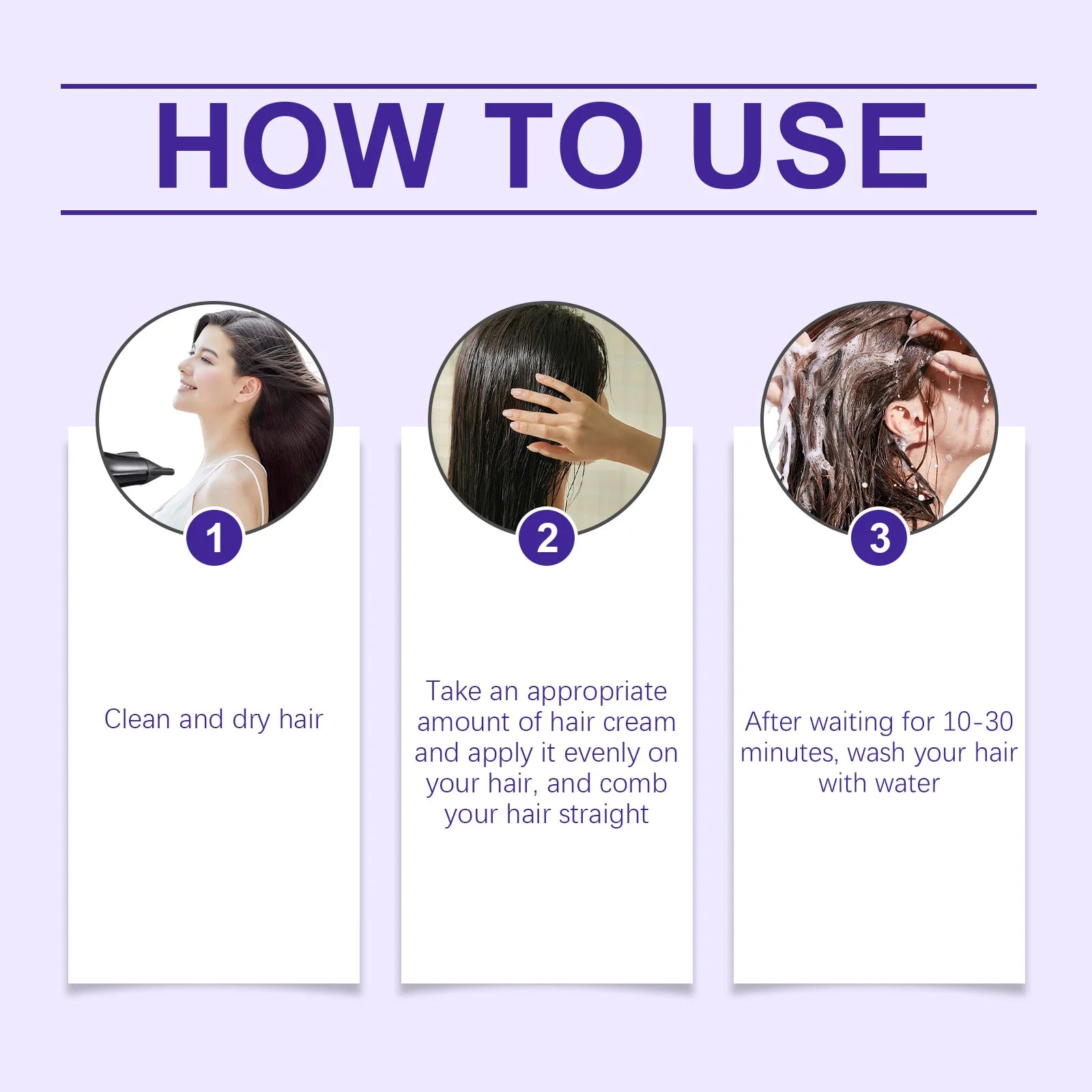 Protein Correction Hair Straightening Cream for Smooth Frizzy Hair - 15