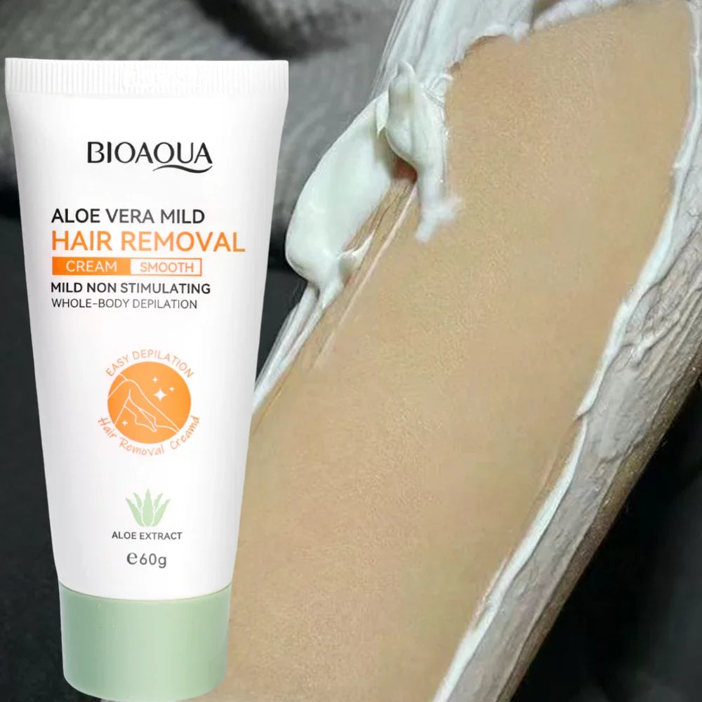 Painless Aloe Vera Hair Removal Cream for Full Body and Intimate Areas - 7