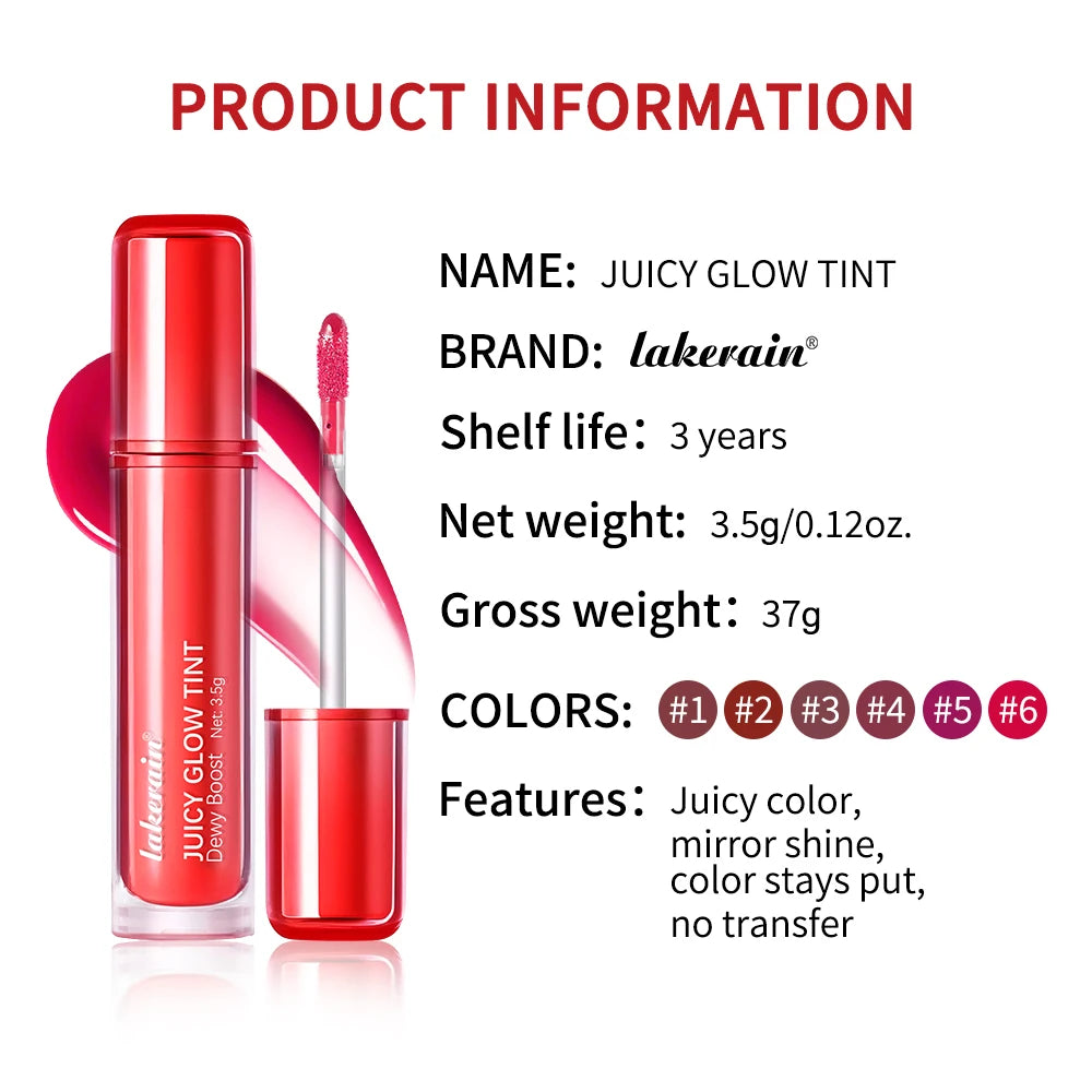 Mirror Shine Hydrating Lip Tint for Long-Lasting Plump and Juicy Lips - 15