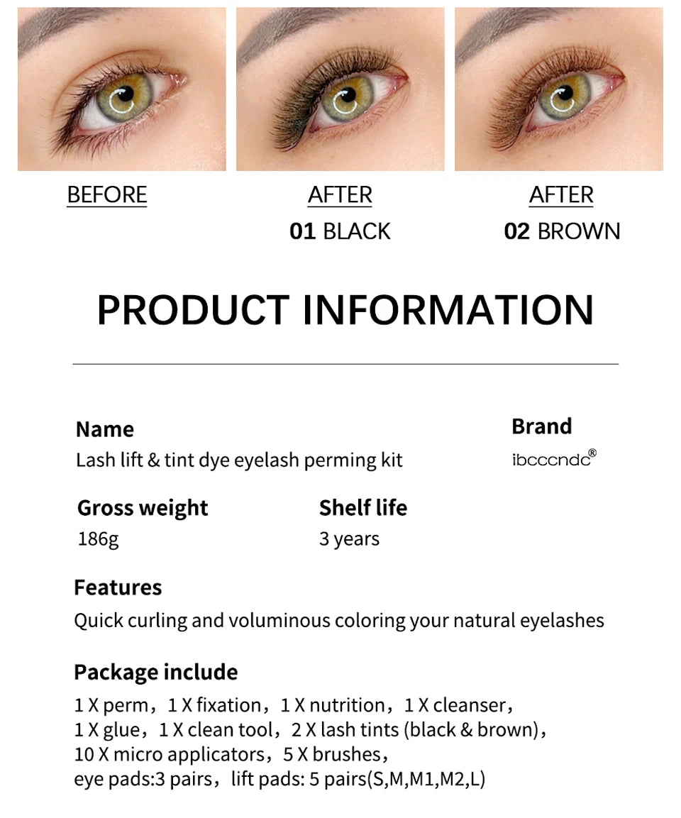 Professional Brow Lamination and Tinting Kit for Perfect Eyebrows - 17